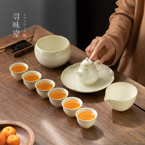 草木灰大礼盒套装整套功夫茶具