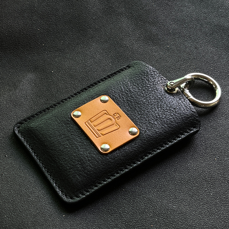 适用丰田皇冠卡片钥匙套真皮牛皮