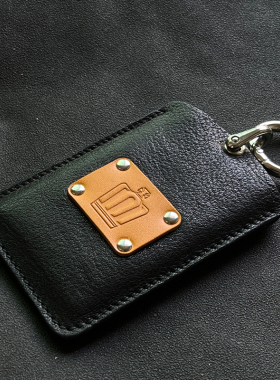 适用丰田皇冠卡片钥匙套钥匙包真皮牛皮汽车钥匙套 可印字母数字