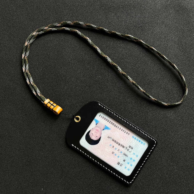 掌柜手工针线缝的头层牛皮卡套