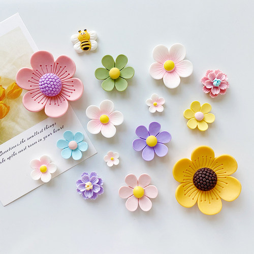 3d立体花朵冰箱贴磁贴装饰贴