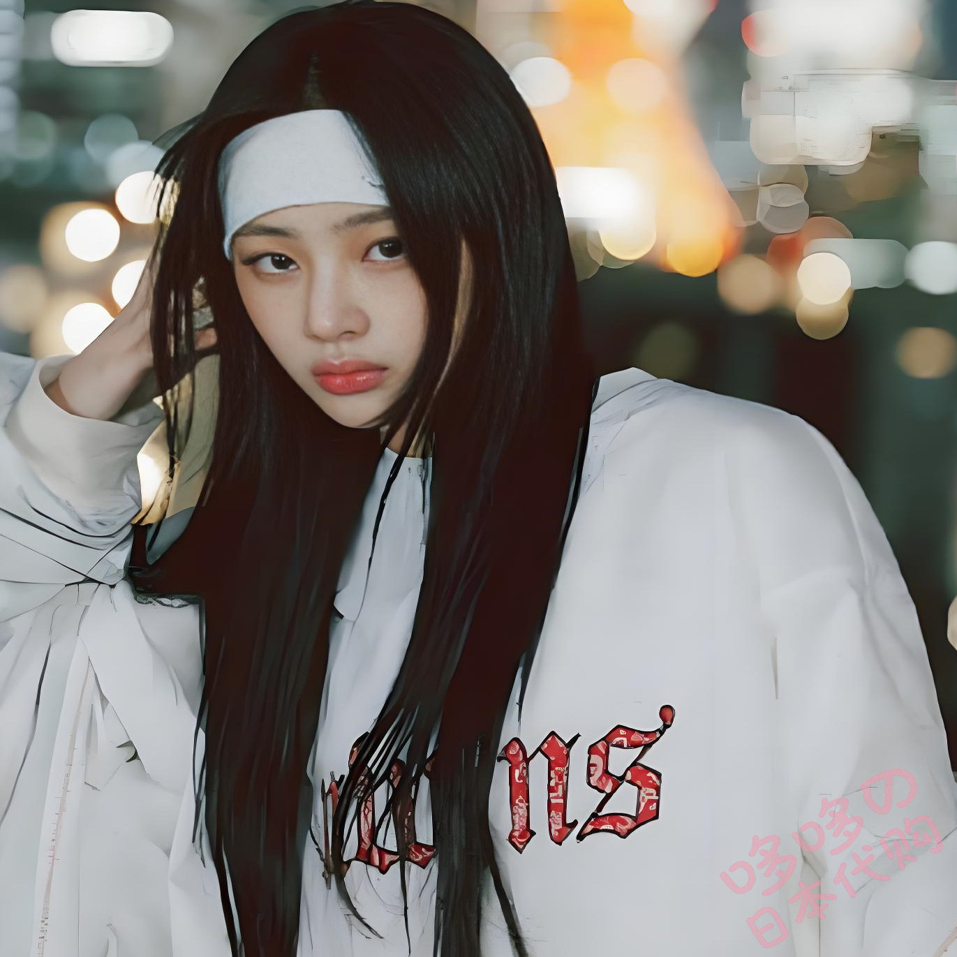 日本代购姜海粼同款薄款圆领卫衣