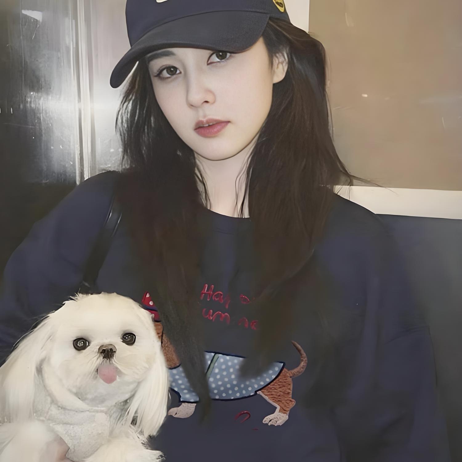 日本代购白鹿同款卫衣女秋冬上衣