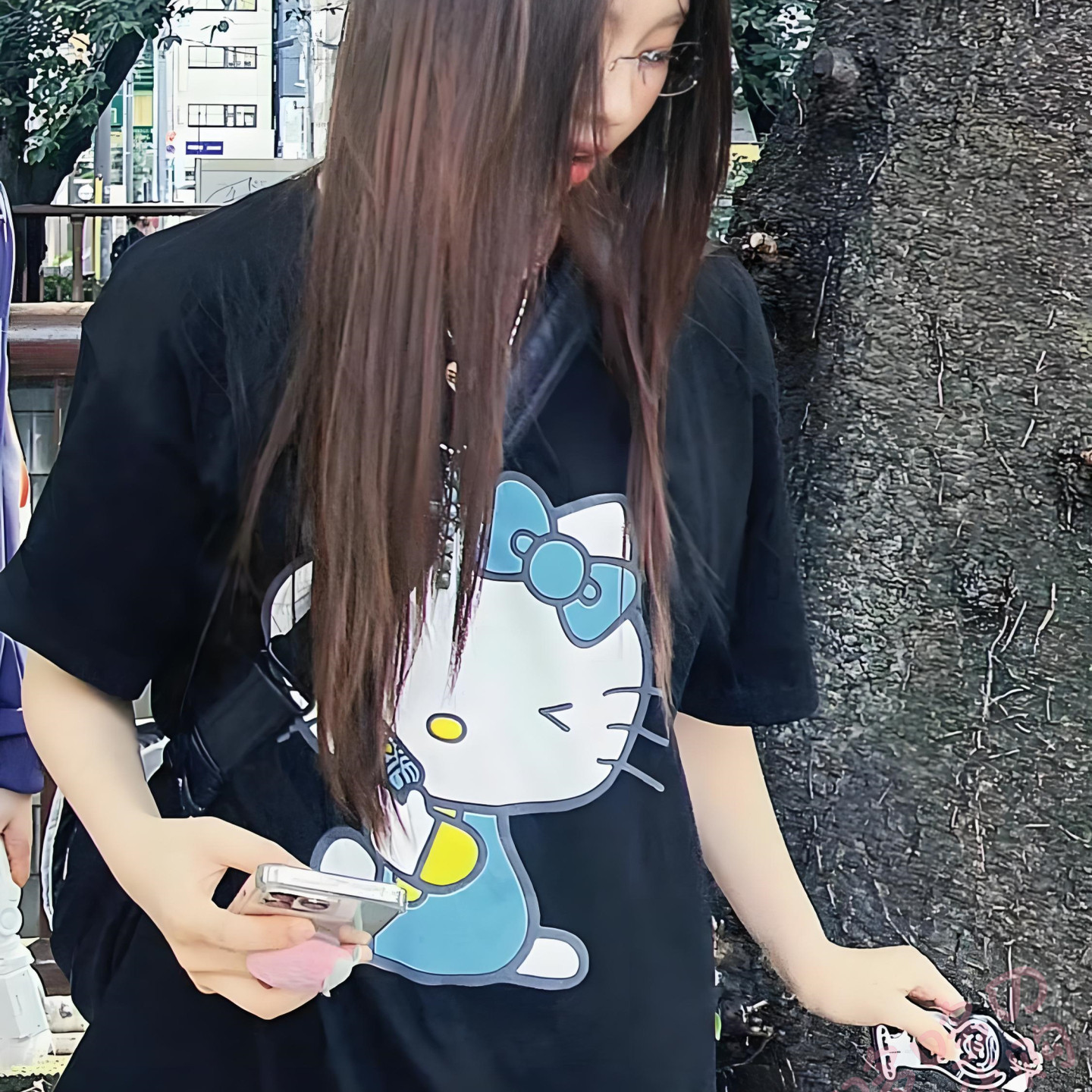日本代购潮牌HelloKitty短袖T恤