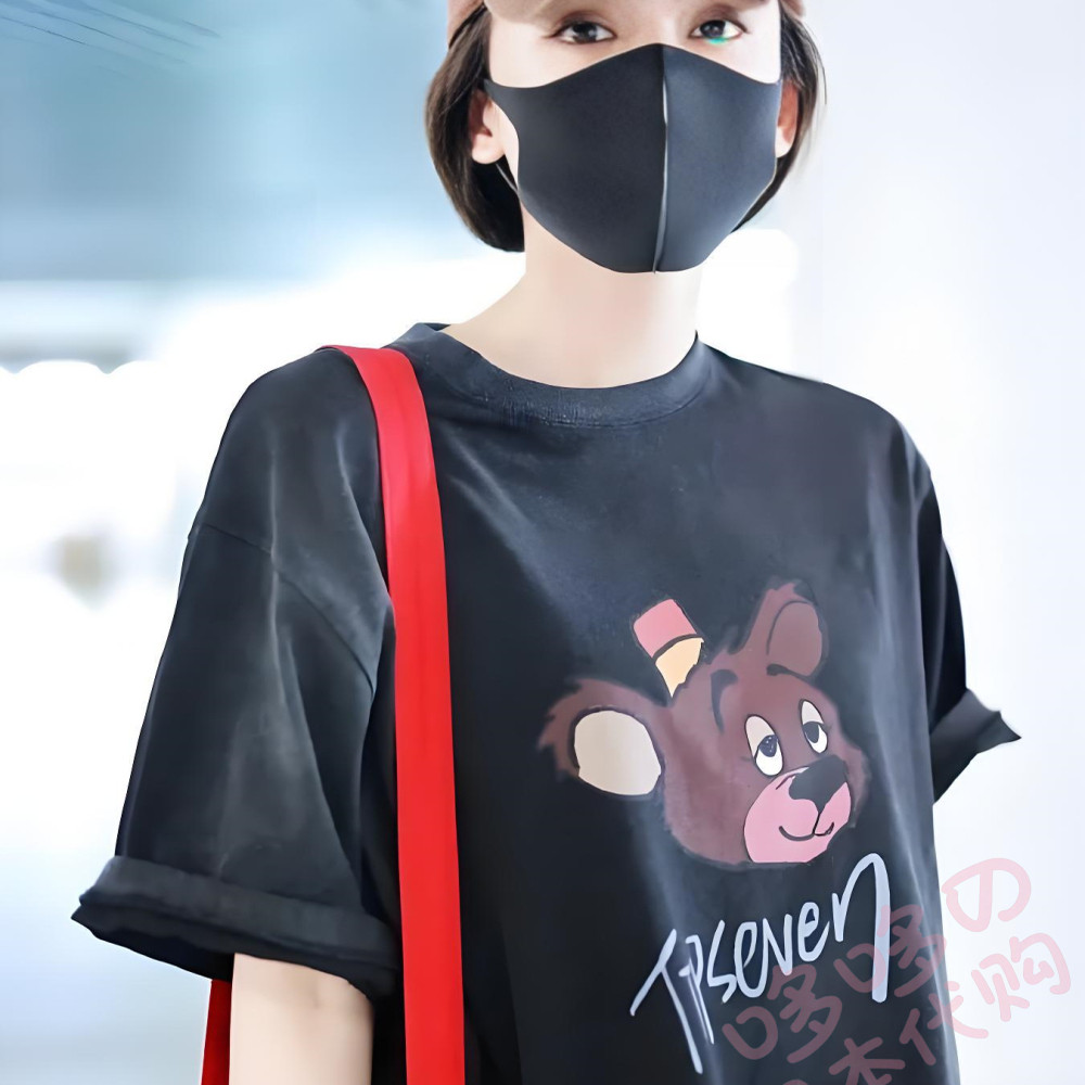日本代购明星娜扎同款女短袖T恤