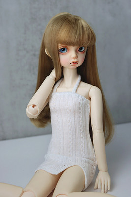 BJD娃衣吊带4分bjd4分娃衣毛线裙