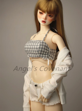 Ange’s Covenant  DD娃衣  3分BJD抽带格子抹胸