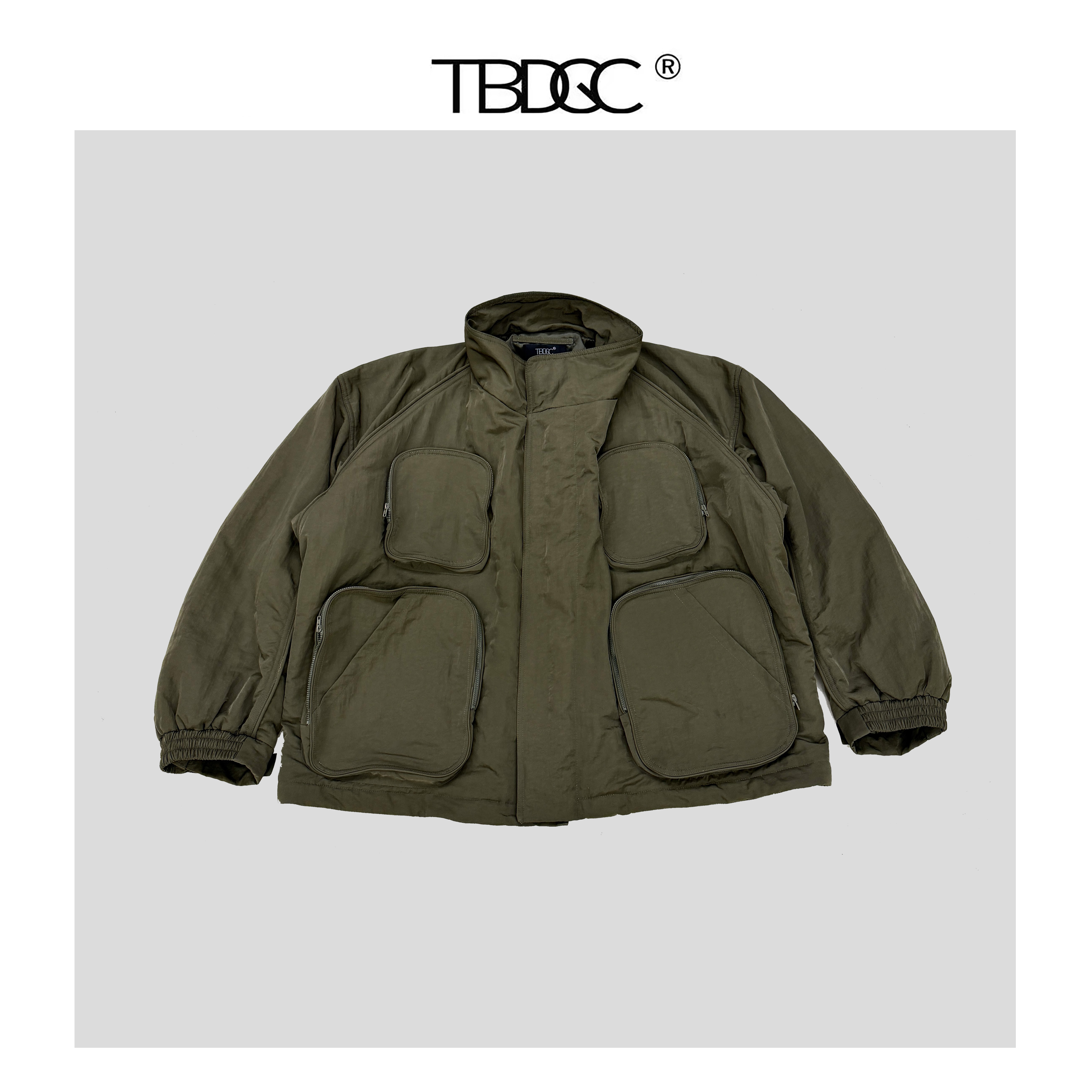 TBDGC小众设计师系列 立体大口袋设计男女同款宽松棉衣外套