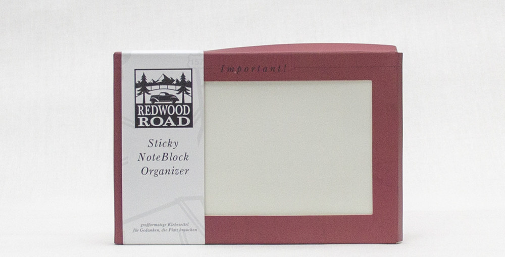 出德国 摩西 redwood road 系列  牛皮纸盒装 大便签本 10元