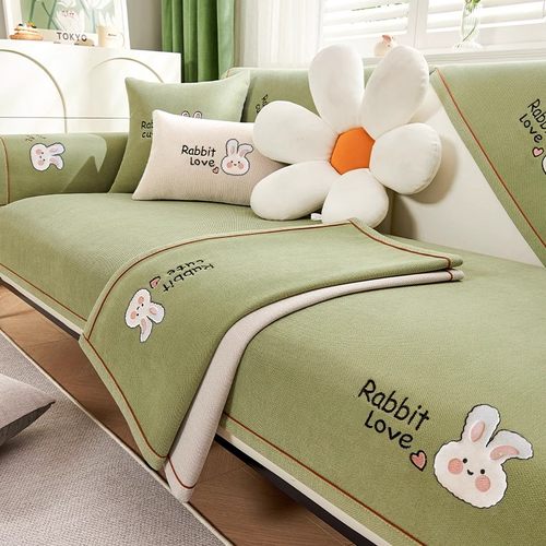 雪尼尔四季通用防滑沙发垫