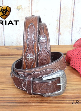 美国进口ariat骑马马术西部腰带牛仔腰带