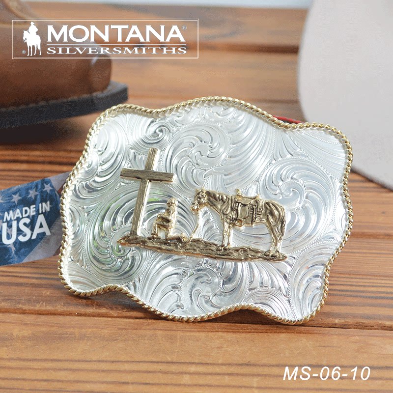 进口Montana美国西部牛仔腰带巴扣 皮带腰带巴扣
