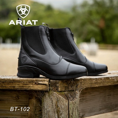 美国Ariat短马靴拉链骑马男女
