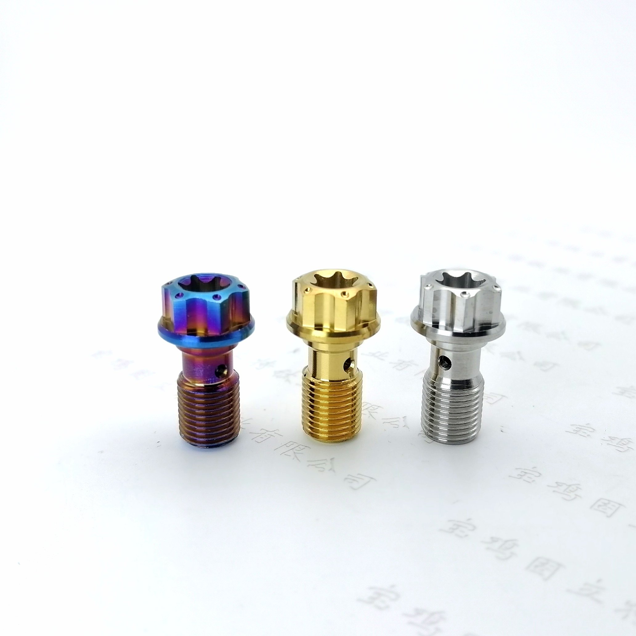 钛合金刹车卡钳油管螺丝M10*1.25/1.0车力屋布雷博爱得利日清改装