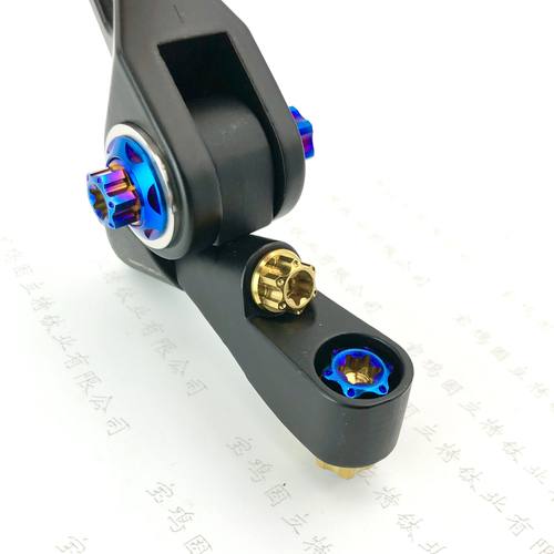 AOS4后视镜钛合金螺丝M10M8正反牙专用加长加高改装