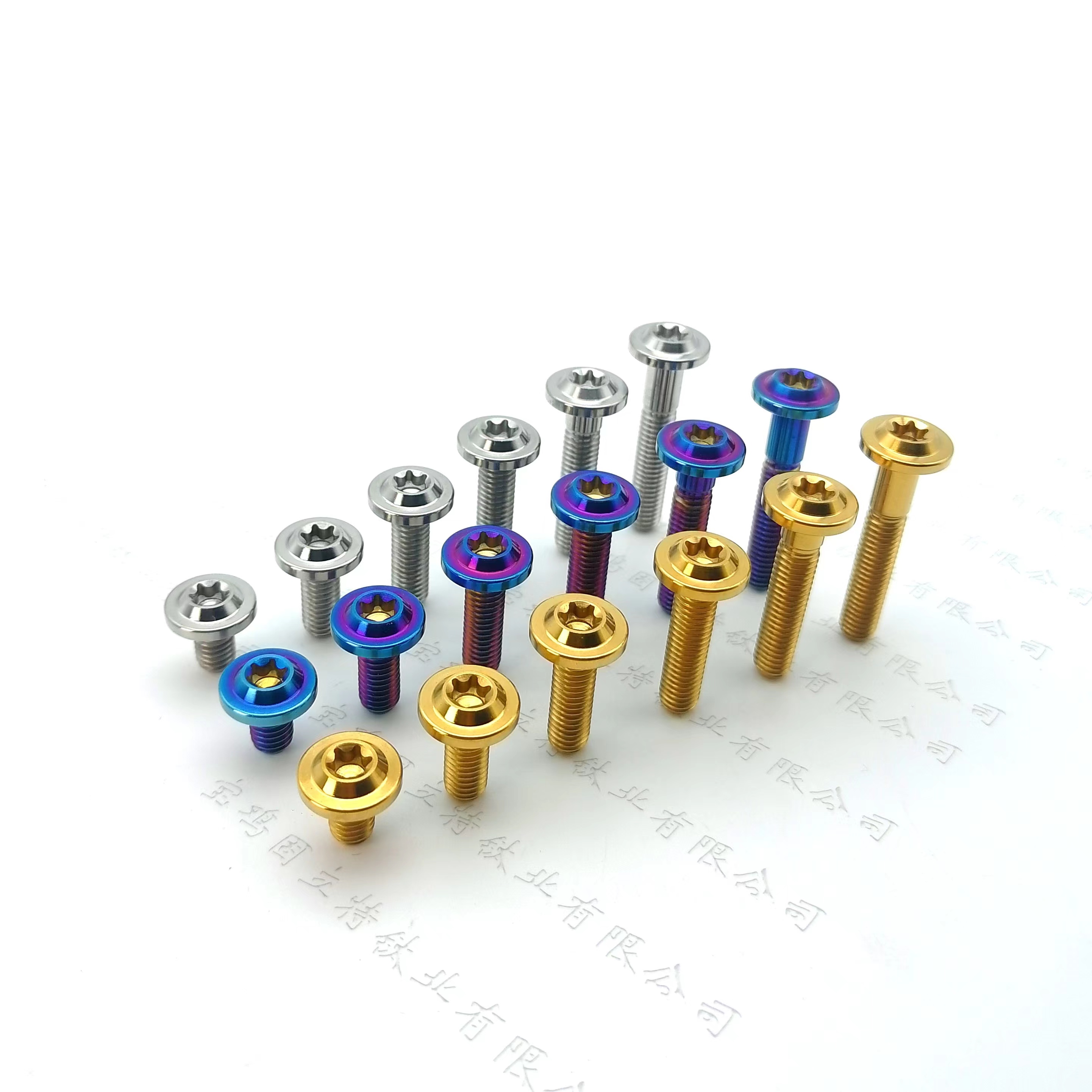 钛合金小飞碟头内梅花螺丝M6