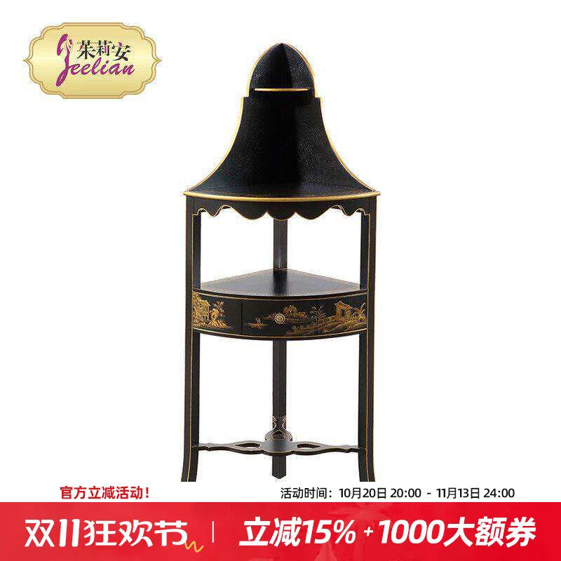 茱莉安法式走廊装饰双层花架