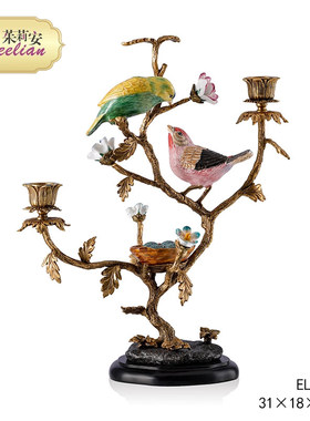 法式艺术陶瓷装饰摆件