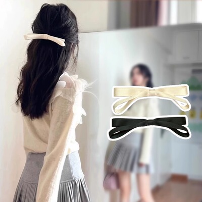 miumiu风蝴蝶结甜美百搭气质发夹