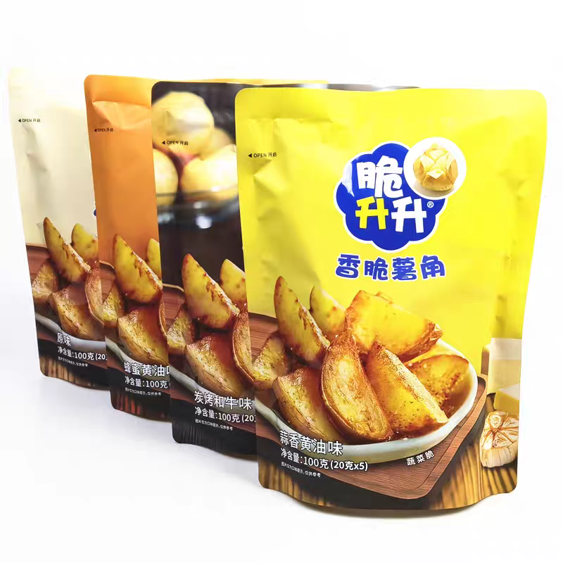 新品脆升升香脆薯角100g大袋原切酥脆薯条薯片网红小吃宿舍零食