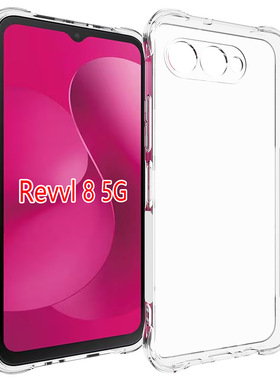 适用于T-Mobile REVVL8 5G手机软壳 Revvl8Pro透明四角防摔保护壳
