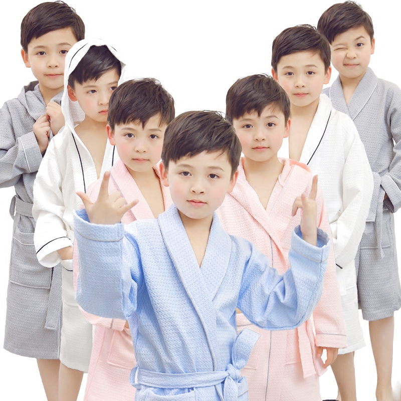 儿童浴袍男童夏季薄款游泳吸水图片