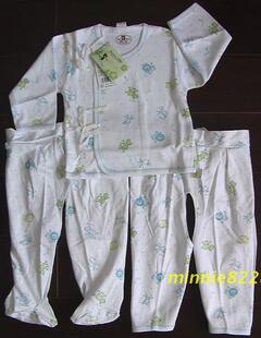 邦比乐儿春夏装纯棉婴儿衣服男女宝宝婴幼儿内衣新生儿和尚服套装