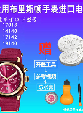 适用于BRISTON布里斯顿手表电池17018 17140 17142 19140纽扣电子