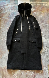rickowens 主线羊绒轰炸机大衣经典连帽重磅秋冬新款夹克休闲外套