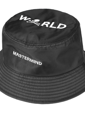 Mastermind World FH1渔夫帽经典字母骷髅刺绣WORLD潮流暗黑王风