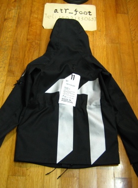 11 BY BORIS BIDJAN SABERI冲锋衣BBS全息无缝压胶透气暗黑登风衣