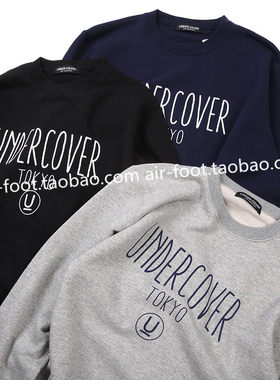 undercover高桥盾uc毛圈长袖男装