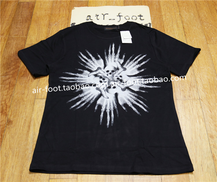 Undercover夏t恤男士纯棉圆领UC短袖2019潮流八面手掌骷髅印花