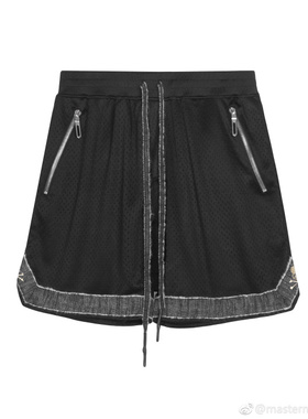 Mastermind WORLD x Marbled Cat BS1夏季网眼骷髅王篮球透气短裤