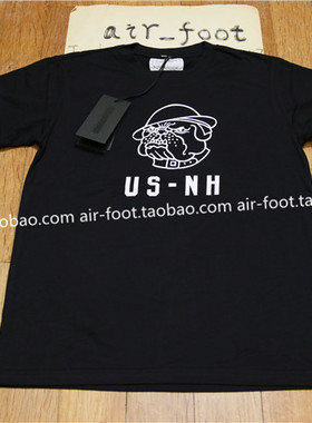 Neighborhood US-NH狗 圆领纯棉宽松短袖 2019春夏装 男士汗衫t恤