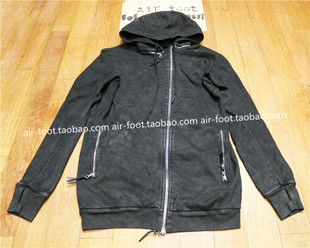 BIDJAN BORIS SABERI卫衣BBS拉链帽衫 经典 潮 暗黑潮流脱卸式