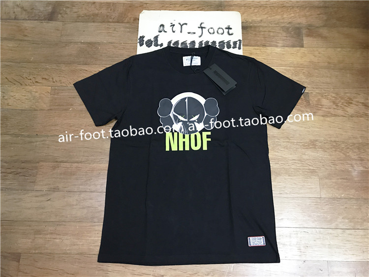 kaws original fake x Neighborhood短袖 teeT恤nbhd短袖绿星人