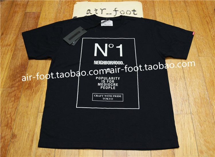 NEIGHBORHOOD x RUDO/C-TEE.SS短袖T恤圆领上衣NBHD男女同款休闲