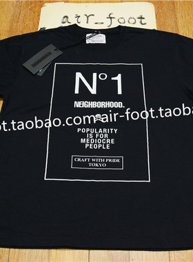 NEIGHBORHOOD x RUDO/C-TEE.SS短袖T恤圆领上衣NBHD男女同款休闲