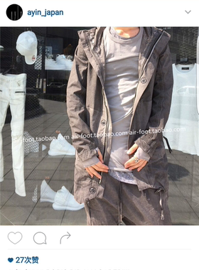 BORIS BIDJAN SABERI主线冲锋衣BBS全息无缝压胶透气暗黑登风衣