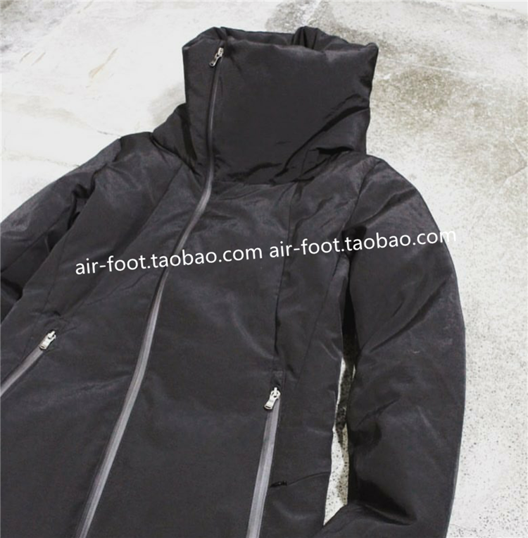 The Viridi anne秋冬男羽绒服高支尼龙外套高领机能内袋雪山棉服