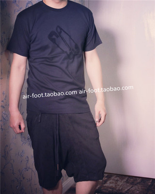 Undercover 夏t恤男士纯棉圆领字母短袖2016潮流 别针丝绒印花