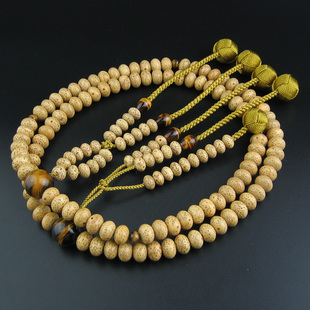 妙莲花日莲宗创价学会念珠108星月菩提日本进口虎眼石小田卷包邮