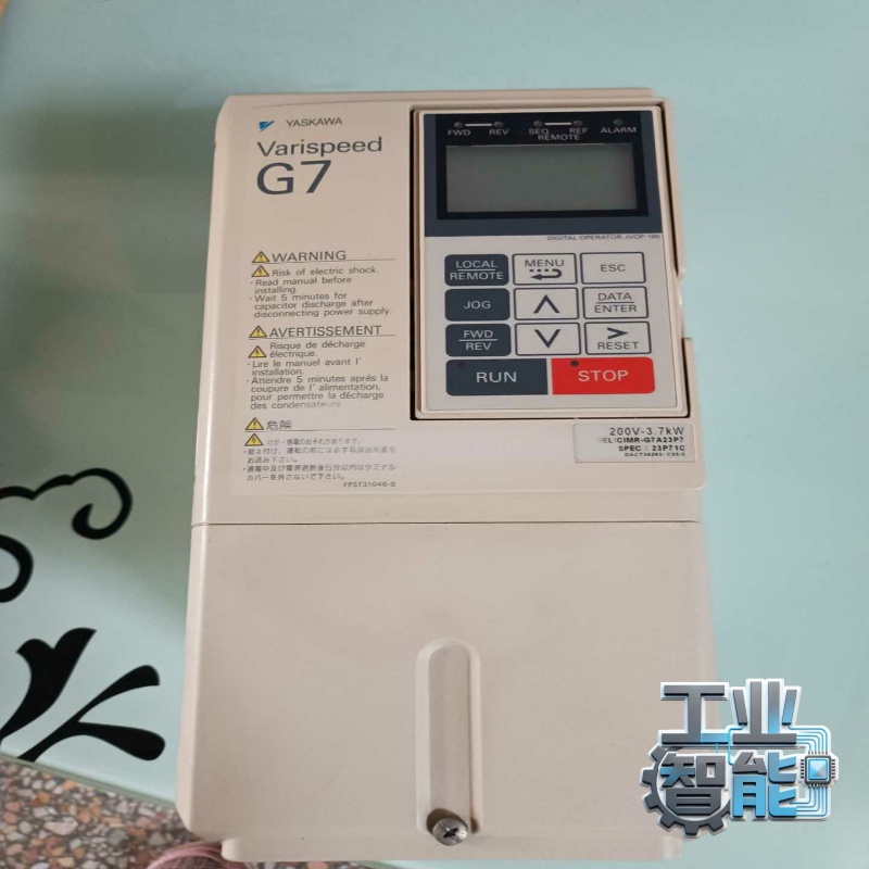 询价安川G7变频器CIMR-G7A23P73.7KW轻微使用痕