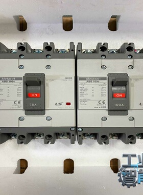 询价LS产电ABS103c3P75A100A塑壳断路器正品