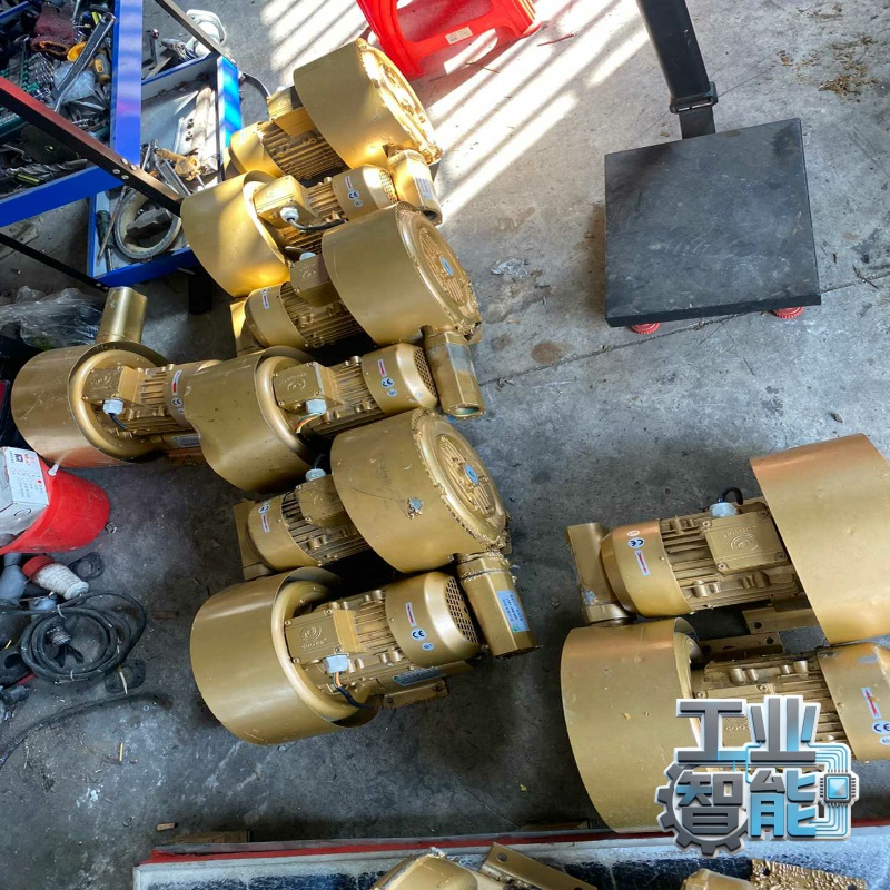 德国合资GOORUI高瑞高压旋涡风机，双叶轮，1.3kw，三-议价