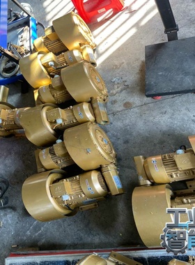 德国合资GOORUI高瑞高压旋涡风机，双叶轮，1.3kw，三-议价