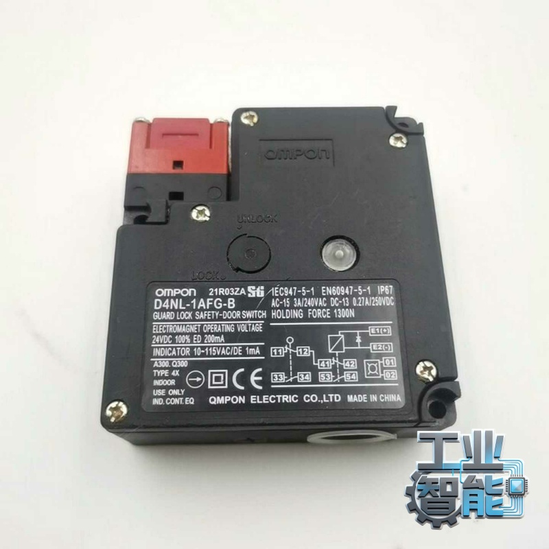 询价原装欧姆龙D4NL-1AFG-B安全门锁开关，型号21R03