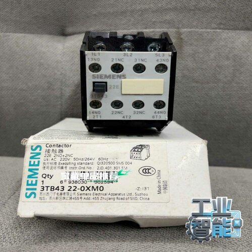 询价西门子接触器3TB4322-0XM0全新带包装22