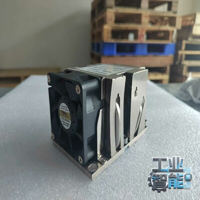 询价~无尘机房下架 金牌LGA3647侧吹长正方形散热器带风扇 2